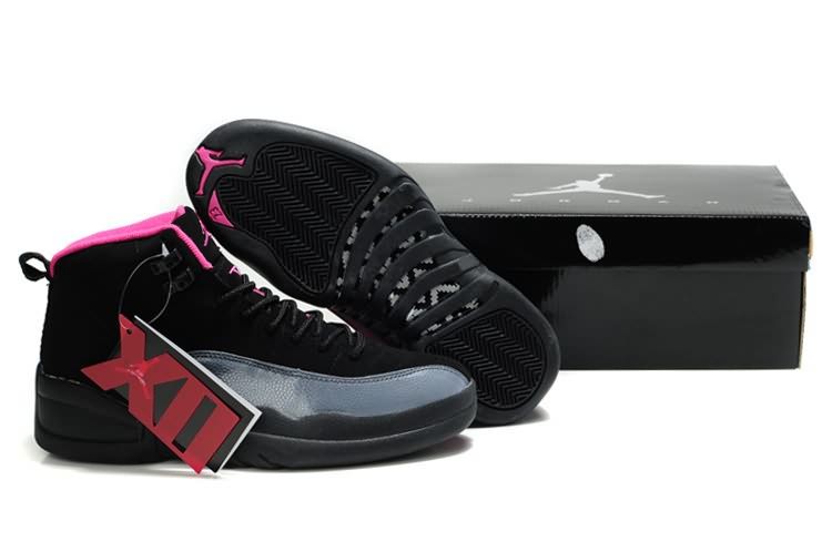 Discount Air Jordan 12 (XII) Retro Black Siren Pink